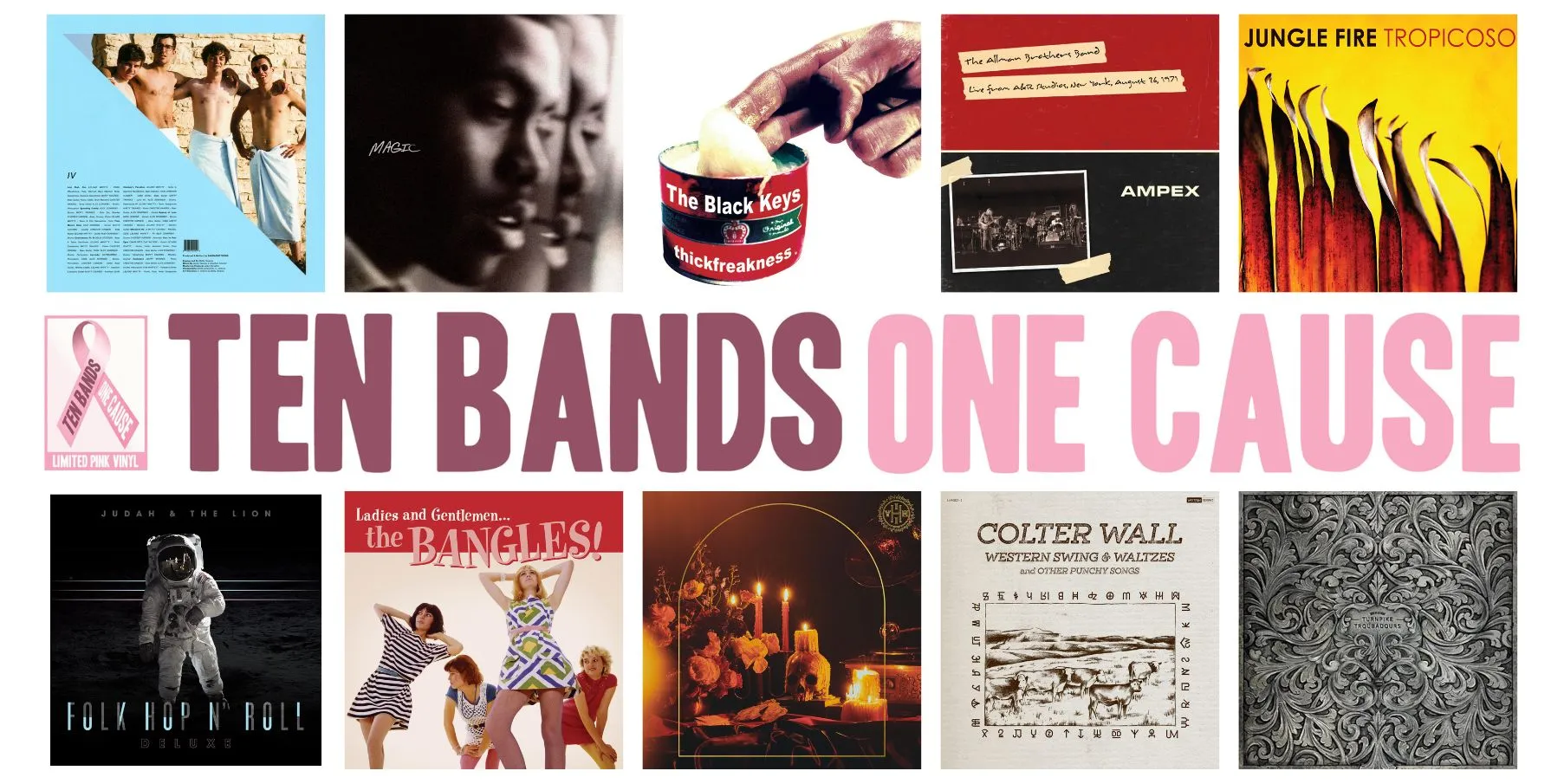 10 Bands One Cause